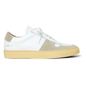 Common Projects BBall Sneakers -White and gray suede